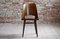 Beech Veneer 514 Dining Chairs by Radomir Hofman for TON, 1950s, Set of 4 1