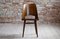 Beech Veneer 514 Dining Chairs by Radomir Hofman for TON, 1950s, Set of 4, Image 1