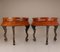 Chinese Ming Style Lacquered Elm Demilune Console Tables, 1800s, Set of 2 12