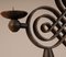 French Art Deco Wrought Iron Candleholder by Gilbert Poillerat, 1940s, Image 3