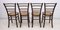 Italian Curved Beech Dining Chairs from Antonio Volpe, 1940s, Set of 4, Image 5