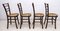 Italian Curved Beech Dining Chairs from Antonio Volpe, 1940s, Set of 4 3