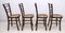 Italian Curved Beech Dining Chairs from Antonio Volpe, 1940s, Set of 4, Image 3