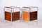 Macassar Bauhaus Bed Side Tables by Robert Slezak, Czechoslovakia, 1930s, Set of 2 8