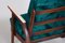 Brown and Green Beech Armchairs by Jan Vaněk, 1940s, Set of 2 5