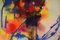 Ivy Lysdal, pintura modernista abstracta de gouache sobre cartulina, Imagen 3