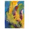 Edera Lysdal, modernista astratta guazzo dipinto su cartone, Immagine 1