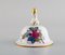 Table Bells In Hand-Painted Porcelain with Flowers from Herend, 1980s, Set of 3 3