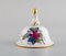 Table Bells In Hand-Painted Porcelain with Flowers from Herend, 1980s, Set of 3, Image 3