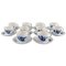 Blue Flower Geflochtenes Kaffeeservice von Royal Copenhagen 1