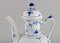 Model Number 1/48 Blue Fluted Plain Coffee Pot from Royal Copenhagen, 1949, Image 2