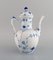 Model Number 1/48 Blue Fluted Plain Coffee Pot from Royal Copenhagen, 1949, Image 5
