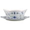 Model Number 1/204 Blue Fluted Plain Sauce Boat from Royal Copenhagen 1