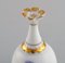 Campanella in porcellana dipinta a mano con decorazioni floreali e dorate di Herend, Immagine 3