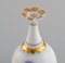 Table Bell in Hand-Painted Porcelain with Floral and Gold Decoration from Herend 3