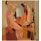 Artiste Suédois Anonyme, Abstract Nude Study, 1960s, Huile Sur Toile 1