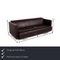 6300 Black Leather Sofa by Rolf Benz 2