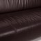 6300 Black Leather Sofa by Rolf Benz, Image 3