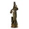 Gaston Leroux, Jeune Fille Arabe, Sculpture en Bronze 1