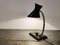 Lámpara de escritorio vintage de cuero de Jacques Adnet, años 50, Imagen 7