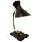 Lampe de Bureau Vintage en Cuir par Jacques Adnet, 1950s 1