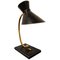 Vintage Leather Desk Lamp by Jacques Adnet, 1950s, Image 1