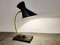 Lámpara de escritorio vintage de cuero de Jacques Adnet, años 50, Imagen 4