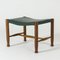Mahogany and leather stool by Josef Frank 1