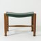 Mahogany and leather stool by Josef Frank, Image 3