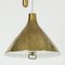 Brass ceiling lamp by Paavo Tynell 3