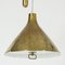 Brass ceiling lamp by Paavo Tynell, Image 3