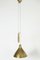 Brass ceiling lamp by Paavo Tynell, Image 1