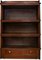 Antique Oak 3-Tier Barrister's Bookcase with Bottom Drawer 5