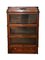Antique Oak 3-Tier Barrister's Bookcase with Bottom Drawer 7
