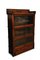 Antikes 3-stöckiges Barrister Bücherregal aus Eiche mit unterer Schublade 1
