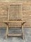 Teak Folding Deck Chair with Slat Back from Scan Com, 1960s 1