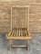 Teak Folding Deck Chair with Slat Back from Scan Com, 1960s, Image 5