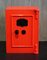 Vintage Safe in Orange von C Price & Co 1