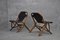 Bamboo & Leather Lounge Chairs, 1970s, Set of 2, Image 2