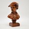 Mid-Century Carved Wood Bust of a Sailor, Image 1