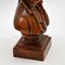 Mid-Century Carved Wood Bust of a Sailor 8