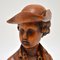 Mid-Century Carved Wood Bust of a Sailor 5