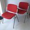 Red Dining Chairs by Giancarlo Piretti for Castelli / Anonima Castelli, 1970s, Set of 2 8