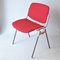 Red Dining Chairs by Giancarlo Piretti for Castelli / Anonima Castelli, 1970s, Set of 2 1