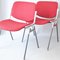 Red Dining Chairs by Giancarlo Piretti for Castelli / Anonima Castelli, 1970s, Set of 2 3
