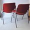 Red Dining Chairs by Giancarlo Piretti for Castelli / Anonima Castelli, 1970s, Set of 2 6