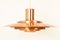 Vintage Danish Copper Ceiling Lamp by Preben Fabricius & Jørgen Kastholm for Nordisk Solar, 1960s 1