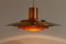 Vintage Danish Copper Ceiling Lamp by Preben Fabricius & Jørgen Kastholm for Nordisk Solar, 1960s 6