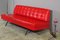 Red Faux Leather Sofa, 1970s, Image 2