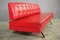 Red Faux Leather Sofa, 1970s, Image 9